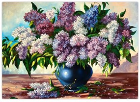 Obraz - Bukiet bzu (70x50 cm)