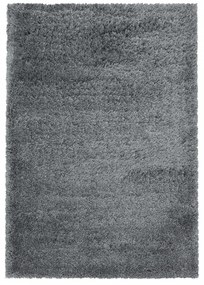 Dywan shaggy Fluffy Super Soft  jasny szary 120 cm x 170 cm