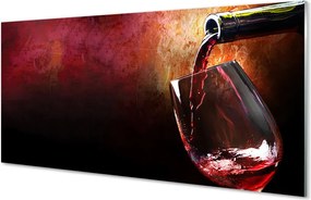 Panel szklany do Kuchni Klasyczne Czerwone Wino