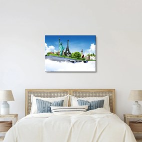 Obraz - Podróż dookoła świata (70x50 cm)