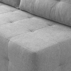 Sofa z Funkcją Spania MORANA Szara Nowoczesna