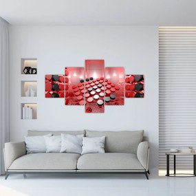 Obraz abstrakcji przycisku (125x70 cm)