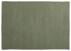Zielony koc z mieszanki wełny 140x200 cm Ylva Pine – Pappelina