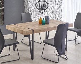 Nowoczesny stół do salonu Yohann dąb san remo