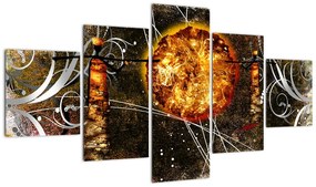Obraz malarstwa z epoki starożytnej (125x70 cm)