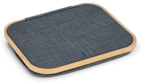 Skladany kosz NOLVIO 25 L, niebiesko-szary