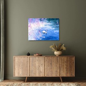 Obraz na szkle - Magiczne jezioro (70x50 cm)