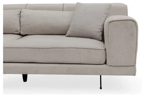 Beżowa sofa narożna Artie Jivago, narożnik lewy