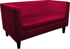 Sofa Monaco : Kolor nogi - Venge, Kolor tkaniny - VELVET - MG31, Typ tkaniny - Velvet, Wysokość nogi - 15 cm