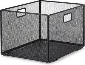 Organizer na biurko - koszyk metalowy szeroki