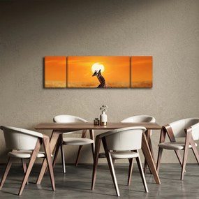 Obraz - Żyrafy w Parku Narodowym Serengeti (170x50 cm)