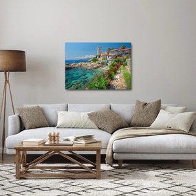 Obraz - Malownicza nadmorska wioska (70x50 cm)