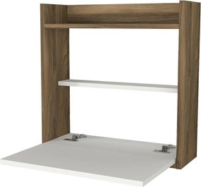 Biurko Laptop White and Walnut