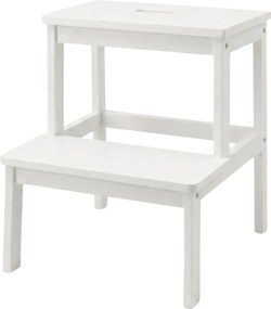 Bambusowy taboret ze schodkiem KROK, wys. 46 cm
