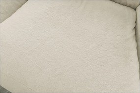 Kremowy worek do siedzenia z imitacji futra Lilibet – Bobochic Paris