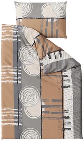 PrzytulneMieszkanie.pl PrzytulneMieszkanie.pl Bawełniana pościel PINIA szara Rozmiar pościeli: 70 x 90 cm | 140 x 200 cm