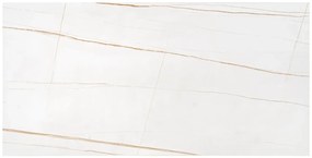 Ława UNIVERSE 3 120x60 biały marmur/złota HALMAR