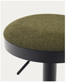 Ciemnozielone hokery zestaw 2 szt. 58 cm Zaib – Kave Home