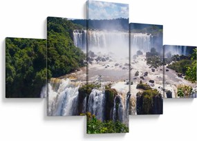 Obraz wodospadu Iguassu (125x70 cm)
