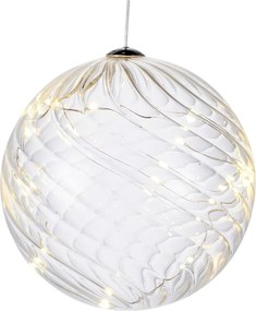 Dekoracja świetlna w kształcie bombki LED Sirius Wave Ball, ⌀ 13 cm