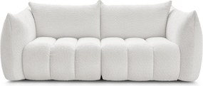 Biała sofa z materiału bouclé 234 cm Azra – Bobochic Paris