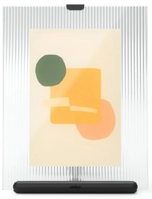 Czarna szklana ramka stojąca 16x20 cm Flute – Umbra