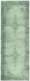 Dywan vitage Marylou zielony 80 cm x 290 cm