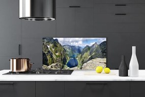 Panel Szklany Panorama Alpejskich Szczytów