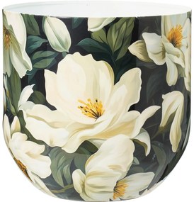 Metalowa osłonka na doniczkę BADU, 2 sztuki