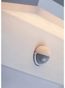 Rabalux 77116 zewnętrzna lampa ścienna LEDZaragoza, z czujnikiem, 9 W, IP54, biała