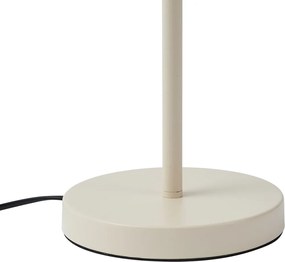 Lampa stołowa w stylu retro beżowa stalowa 45 cm - Pauly