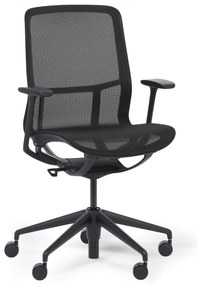 Krzesło biurowe ELVI, czarny