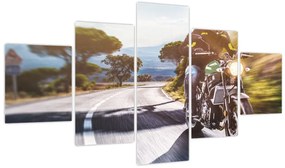 Obraz - Motocyklista (125x70 cm)