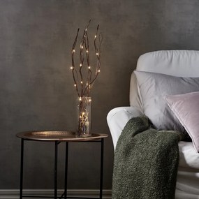 Brązowa dekoracja świetlna ø 8 cm Willow – Star Trading