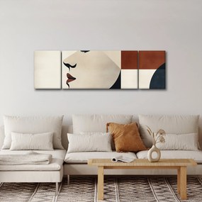 Obraz - Kobieta z profilu (170x50 cm)