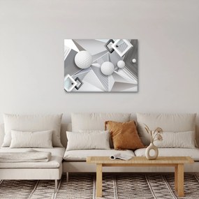 Geometryczny abstrakcyjny obraz (70x50 cm)