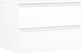 Mexen Orio szafka łazienkowa podumywalkowa 70 cm z blatem, 2 szuflady, biała mat - 91A10-07047-2-BFFC01