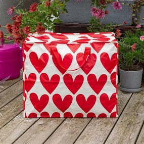 Pojemnik do przechowywania ubrań z plastiku z recyklingu 58x28x48 cm Hearts – Rex London