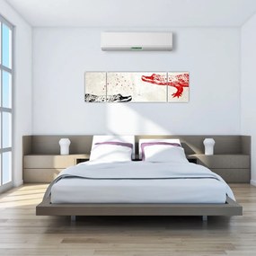 Obraz - Krokodyle (170x50 cm)