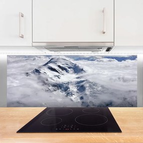 Szkło do Kuchni na Ścianę Mglisty Poranek W Górach