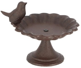 Żeliwne poidełko na nóżce z ptaszkiem Esschert Design Birdy