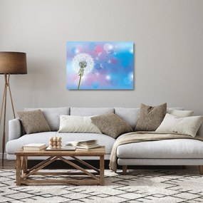 Obraz na szkle - Dmuchawiec na wietrze (70x50 cm)