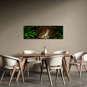 Obraz rzeczy spa (z zegarem) (90x30 cm)