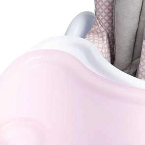 Baby Mix Krzesełko dla dzieci do karmienia, różowy