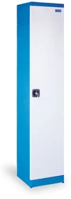 Szafa warsztatowa na narzędzia wąska GD, 4 półki, spawana, nośność 50 kg, 380 x 380 x 1920 mm