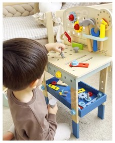 Tooky toy drewniany stół do majsterkowania warsztat