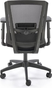 Fotel biurowy z regulacjami Paredes Halmar, zgodny z normą BHP