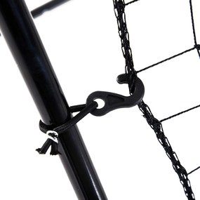 HOMCOM Odbijacz Baseballowy z Wieloletnią Wytrzymałością, Metalowa Rama, Zielona Strefa Trafienia, 174W x 123S x 90G cm