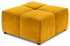 Żółty moduł aksamitnej sofy Rome Velvet – Cosmopolitan Design