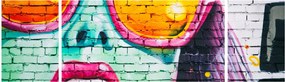 Obraz - Graffiti (170x50 cm)
